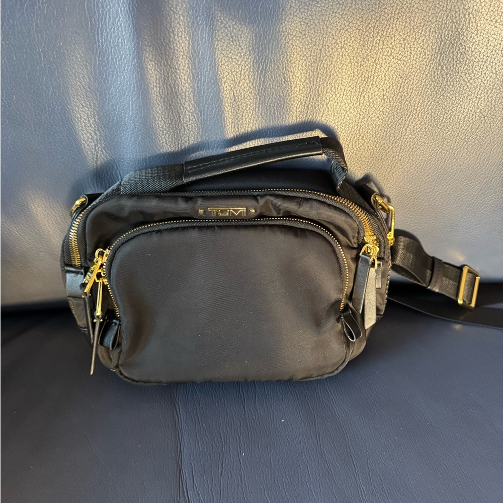 Tumi Black Crossbody Bag